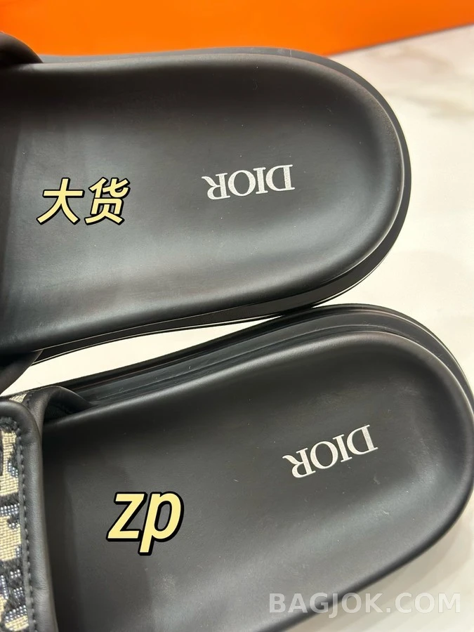 디올 디올 오블리크 모노그램 벨크로 슬라이드 상세 이미지