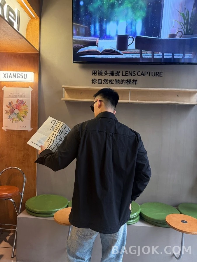 펜디 펜디 드로스트링 패치 포켓 셔츠 상세 이미지