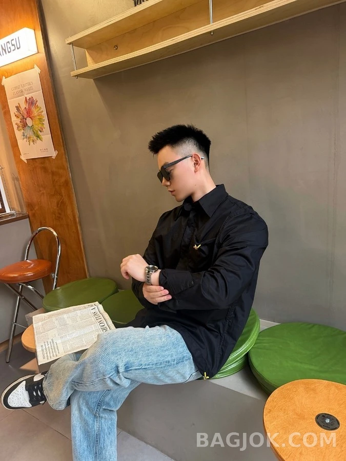 펜디 펜디 드로스트링 패치 포켓 셔츠 상세 이미지