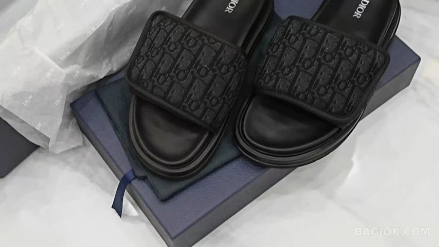 디올 디올 오블리크 벨크로 슬라이드 샌들 상세 이미지