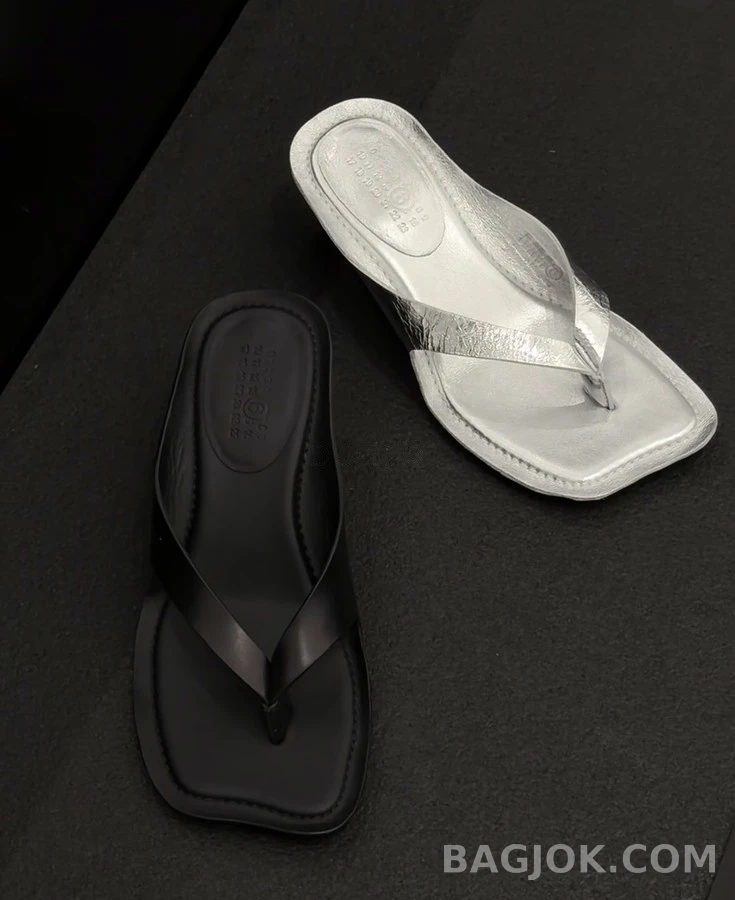 메종 마르지엘라 메종마르지엘라 스퀘어토 힐 토스트랩 샌들 상세 이미지