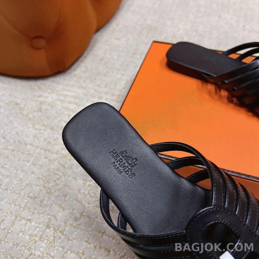 에르메스 에르메스 H 로고 에끌레어 샌들 상세 이미지