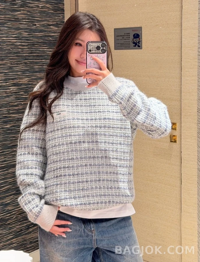 루이비통 루이비통 스트라이프 니트 스웨터 상세 이미지
