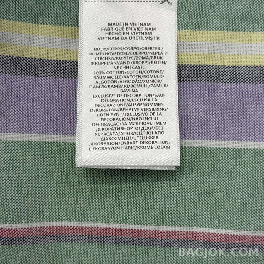 폴로 랄프 로렌 폴로 랄프 로렌 폴로 로고 스트라이프 긴팔 셔츠 상세 이미지