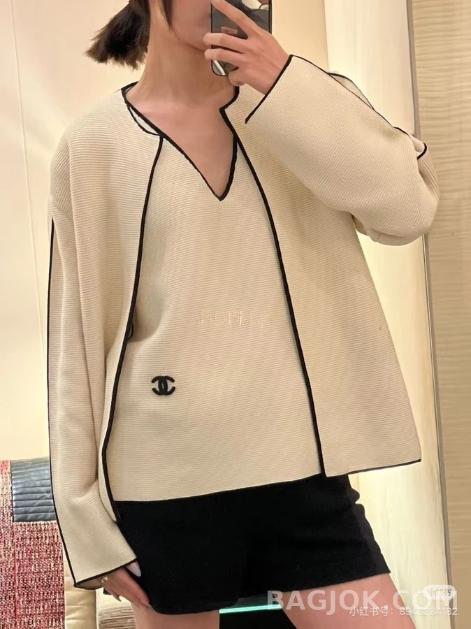 샤넬 샤넬 트림 가디건 상세 이미지