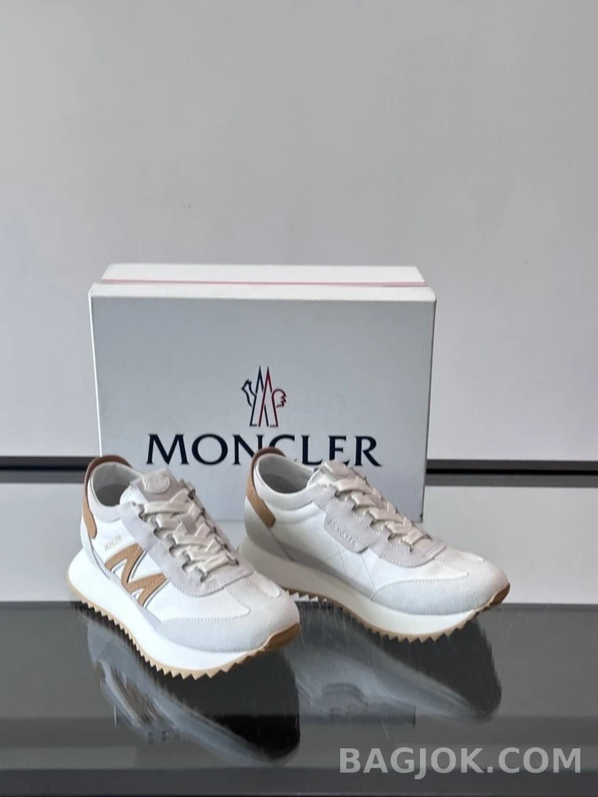 몽클레어 몽클레어 M 로고 스웨이드 레트로 스니커즈 상세 이미지