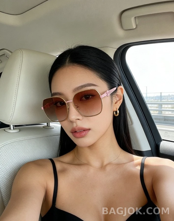 에르메스 에르메스 체인 링크 템플 선글라스 상세 이미지