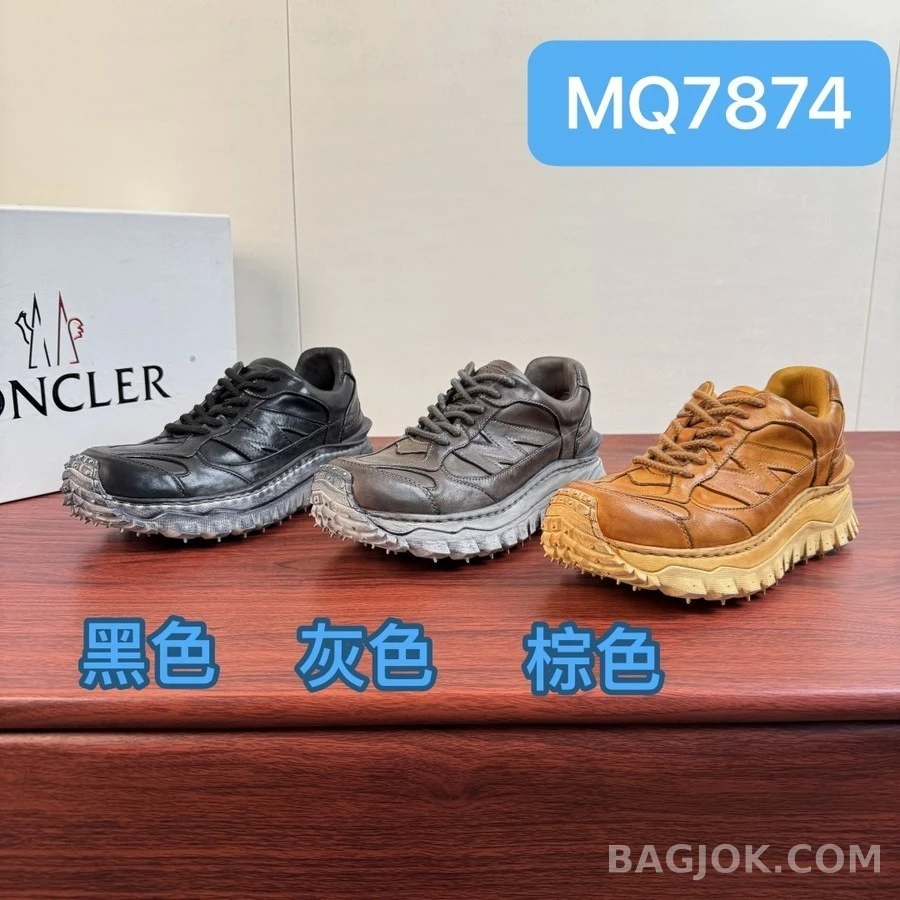 몽클레어 몽클레어 트레일그립 레더 스니커즈 상세 이미지
