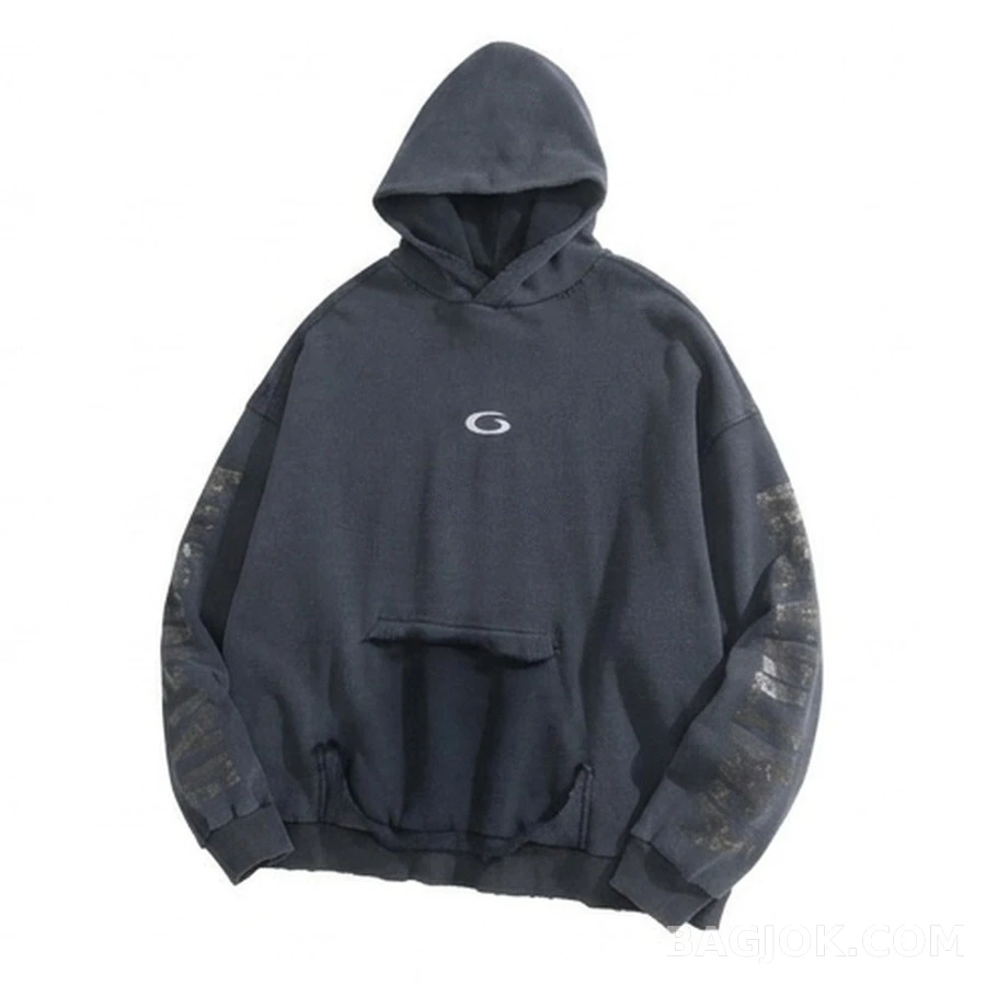 발렌시아가 발렌시아가 빈티지 테이프 레터링 후드티 상세 이미지