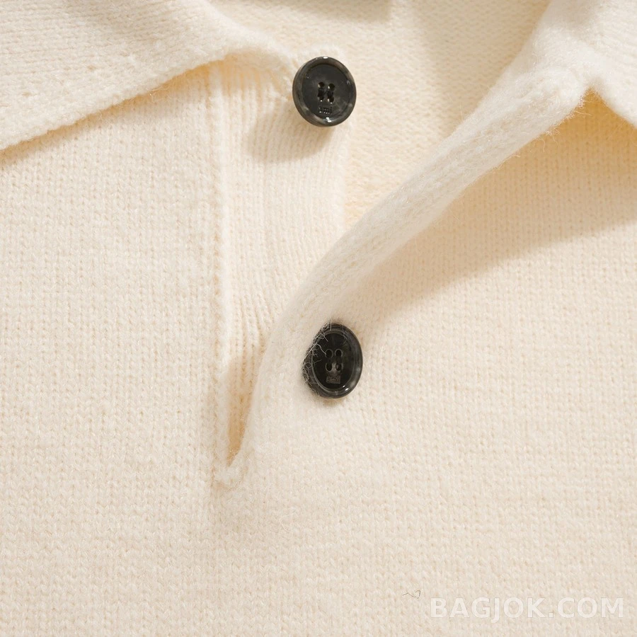 아미 아미 하트 로고 니트 폴로 셔츠 상세 이미지