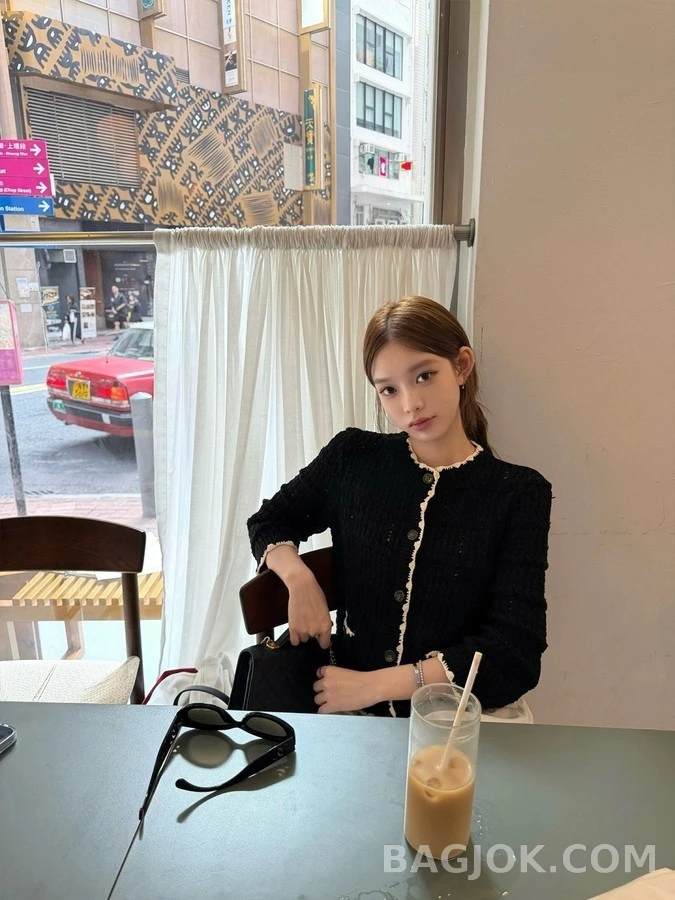 샤넬 샤넬 크로셰 트림 니트 가디건 상세 이미지