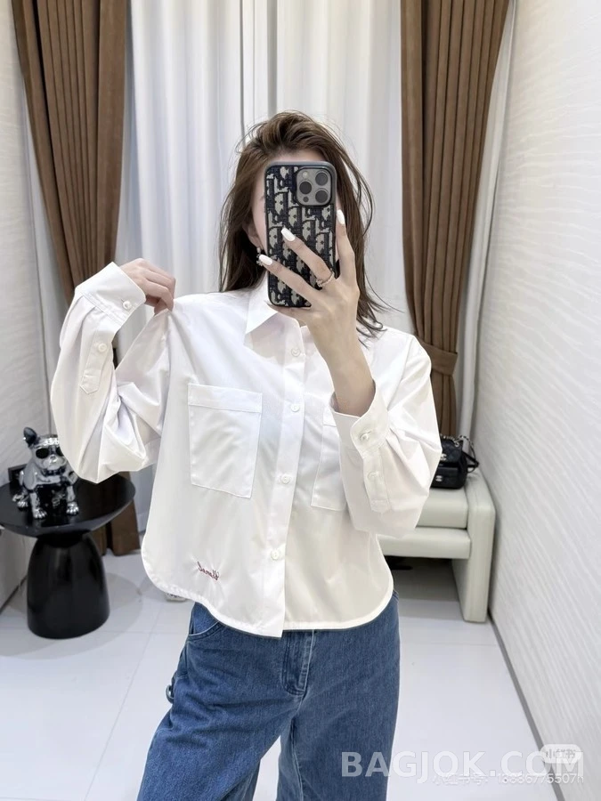 샤넬 샤넬 자수 체인 긴팔 티셔츠 상세 이미지