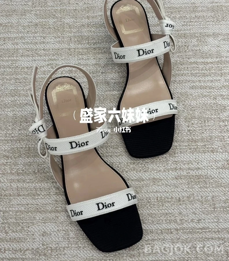 디올 디올 J'A 레터링 슬링백 힐 상세 이미지