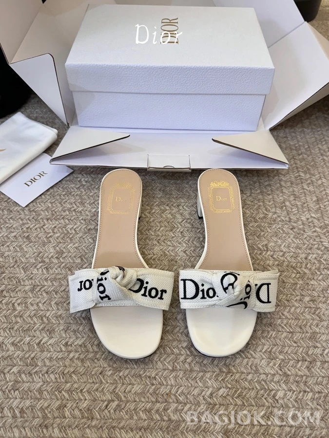 디올 디올 J'A 보우 블록힐 샌들 상세 이미지