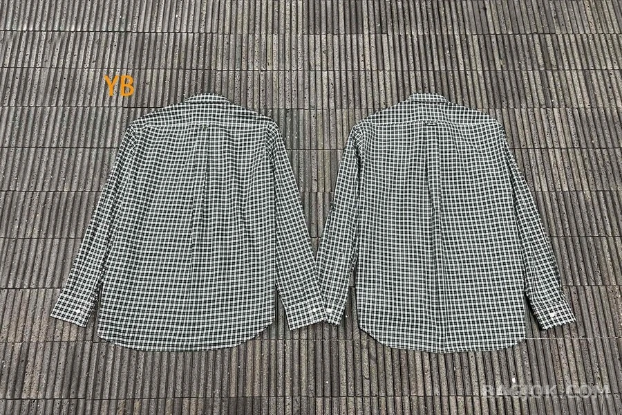 셀린느 셀린느 체크 자수 셔츠 상세 이미지