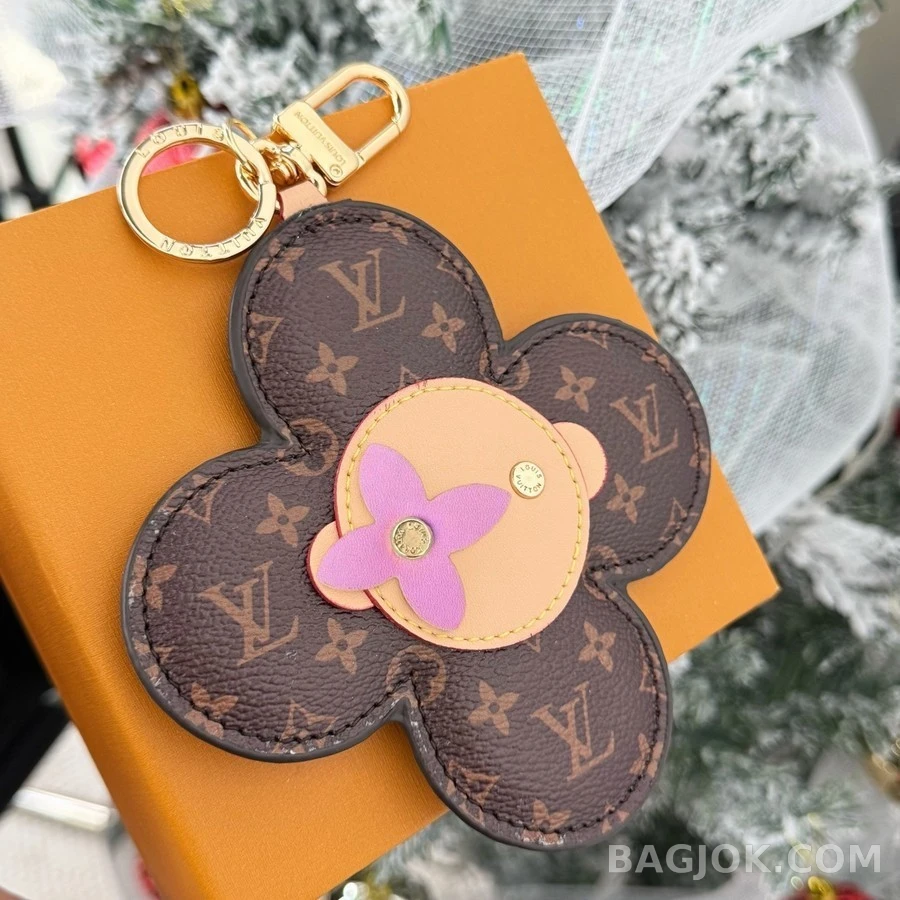 루이비통 루이비통 모노그램 비비엔 플라워 키링 상세 이미지