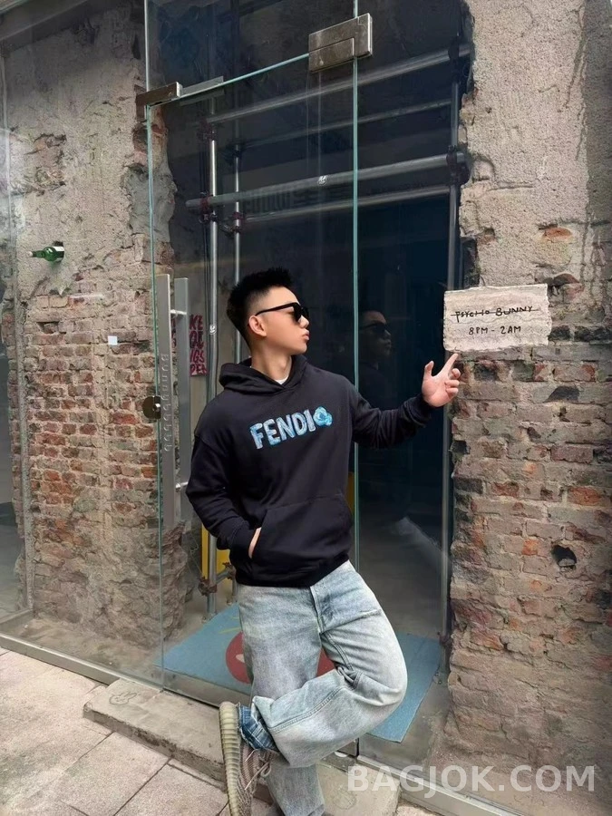 펜디 펜디 플라워 자수 후드 상세 이미지