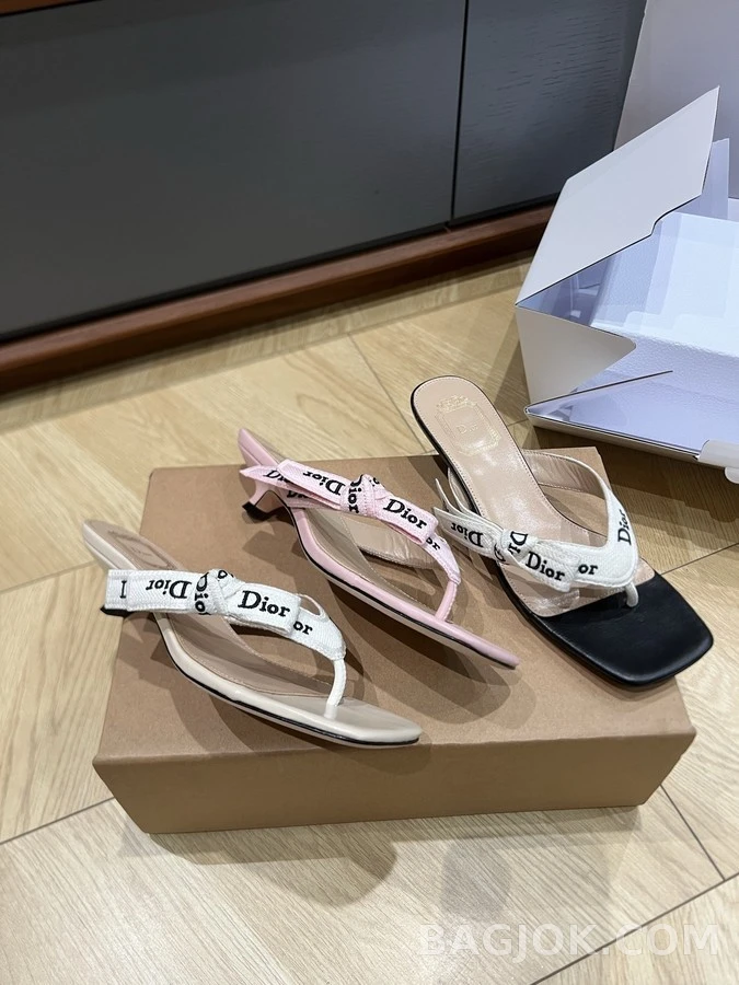 디올 디올 J'A 레터링 보우 힐 샌들 상세 이미지