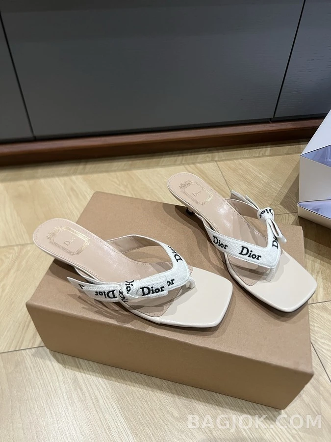 디올 디올 J'A 레터링 보우 힐 샌들 상세 이미지