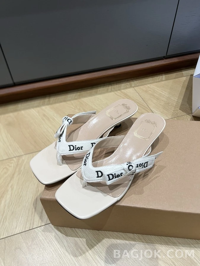 디올 디올 J'A 레터링 보우 힐 샌들 상세 이미지