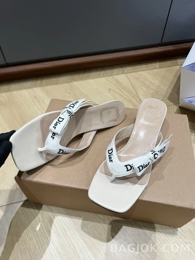 디올 디올 J'A 레터링 보우 힐 샌들 상세 이미지