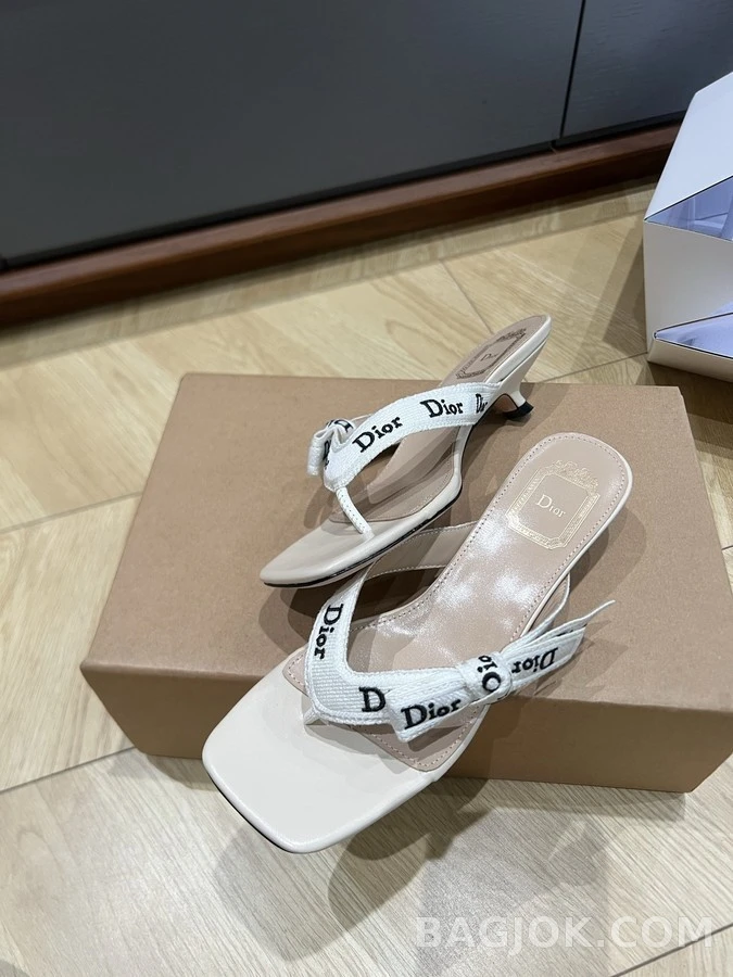 디올 디올 J'A 레터링 보우 힐 샌들 상세 이미지