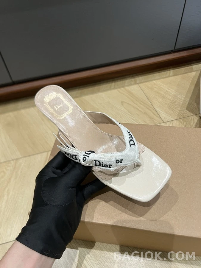 디올 디올 J'A 레터링 보우 힐 샌들 상세 이미지