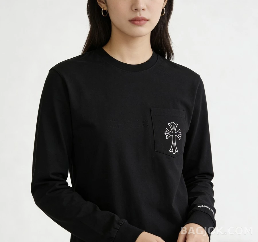 크롬하츠 크롬하츠 포켓 크로스 긴팔 티셔츠 상세 이미지