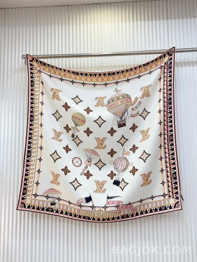 루이비통 루이비통 벌룬 모노그램 실크 스카프 상세 이미지