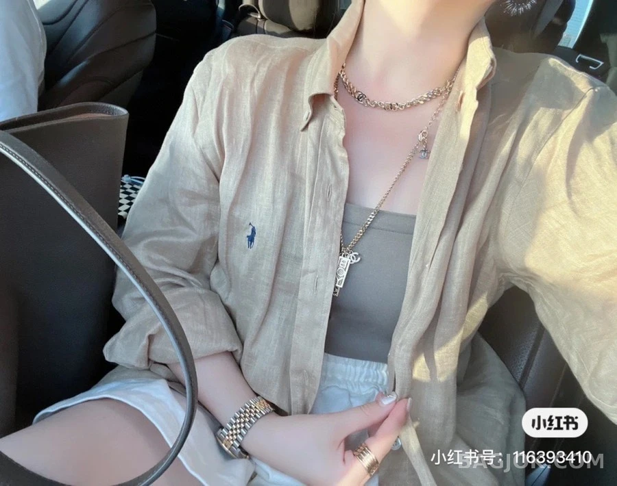 폴로 랄프 로렌 폴로 랄프 로렌 로고 자수 셔츠 상세 이미지