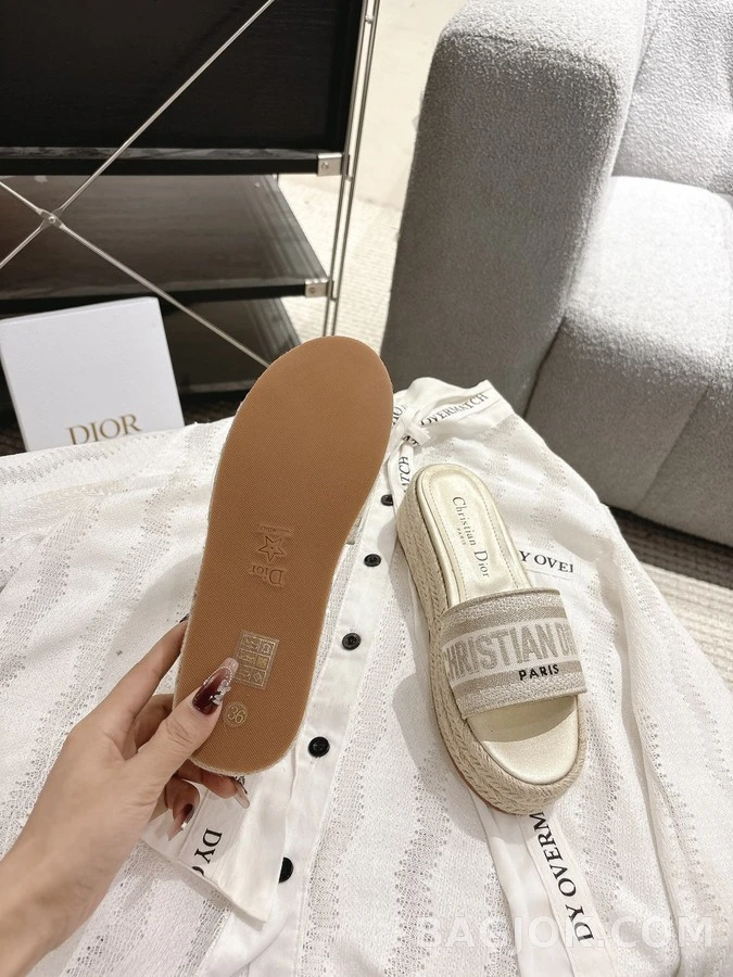 디올 디올 Dway 플랫폼 샌들 상세 이미지