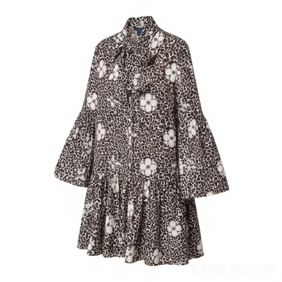 루이비통 루이비통 모노그램 플로럴 레오파드 원피스 상세 이미지