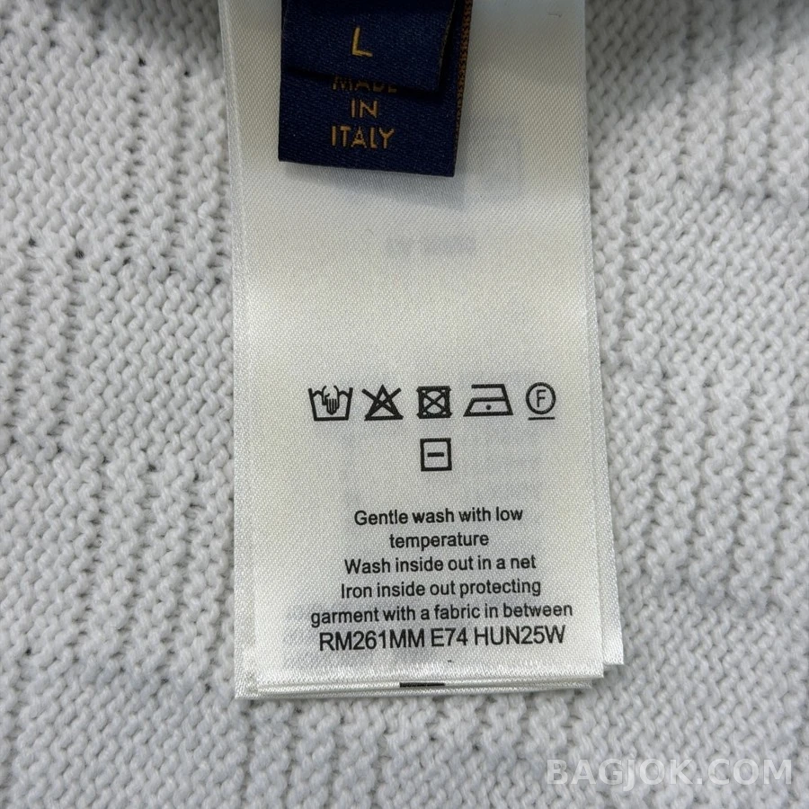 루이비통 루이비통 컬러 블록 패치워크 니트 집업 상세 이미지