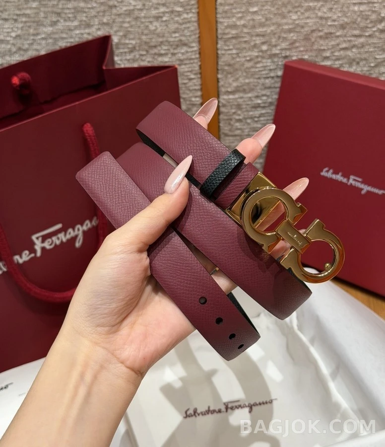 페라가모 페라가모 간치니 버클 리버서블 벨트 상세 이미지