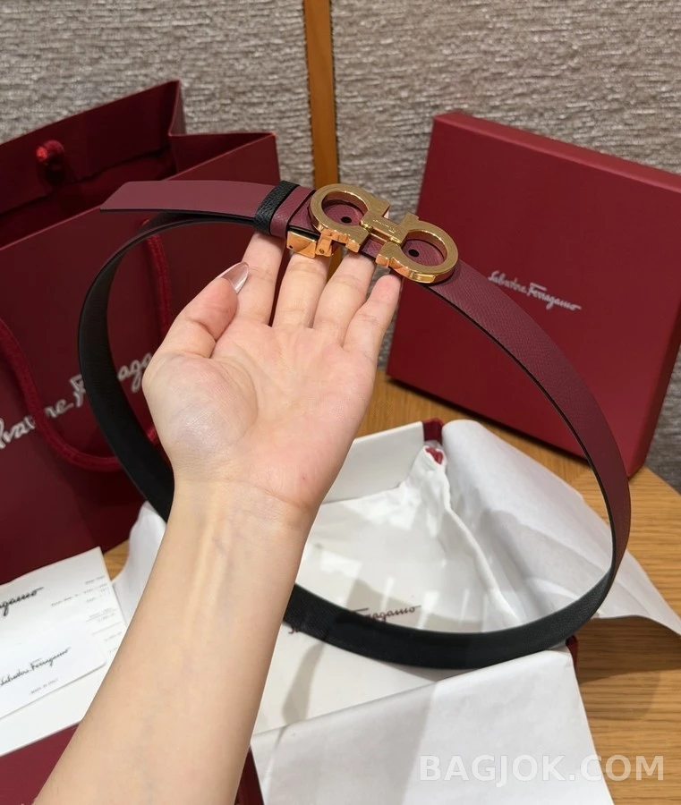 페라가모 페라가모 간치니 버클 리버서블 벨트 상세 이미지