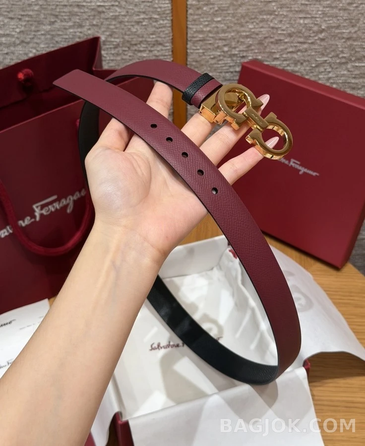 페라가모 페라가모 간치니 버클 리버서블 벨트 상세 이미지