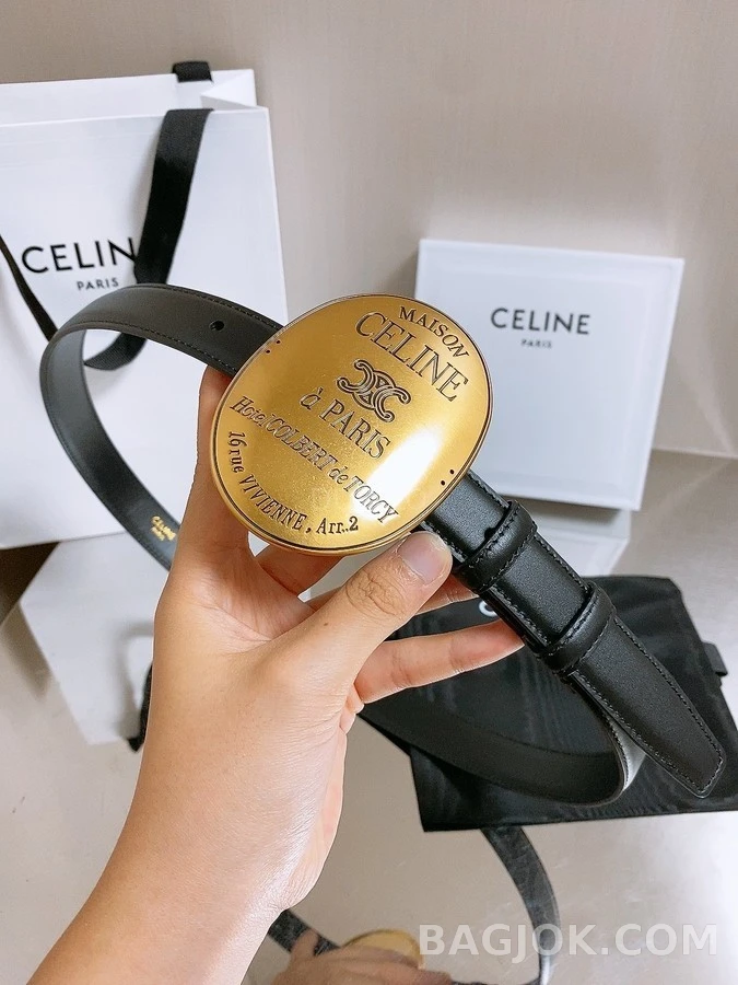 셀린느 셀린느 메종 트리옹프 25mm 벨트 상세 이미지