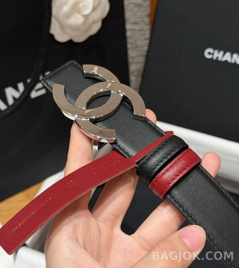 샤넬 샤넬 더블 C 리버서블 벨트 상세 이미지