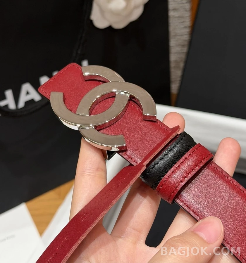 샤넬 샤넬 더블 C 리버서블 벨트 상세 이미지