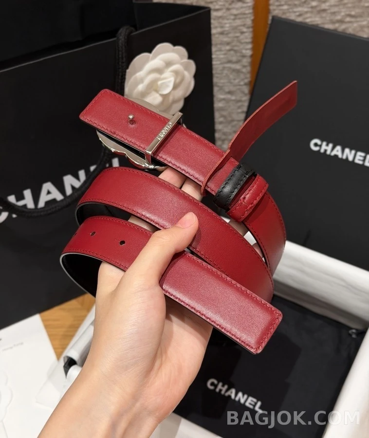 샤넬 샤넬 더블 C 리버서블 벨트 상세 이미지