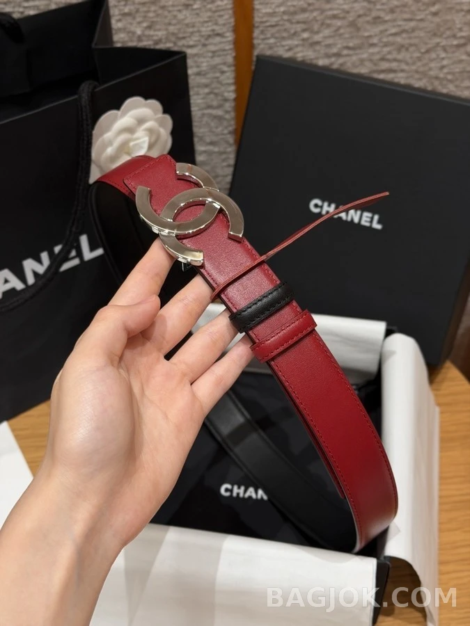 샤넬 샤넬 더블 C 리버서블 벨트 상세 이미지