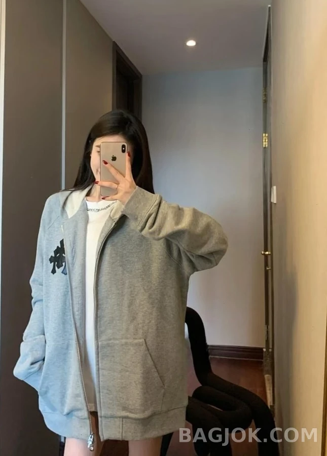 크롬하츠 크롬하츠 크로스 패치 후드 집업 상세 이미지
