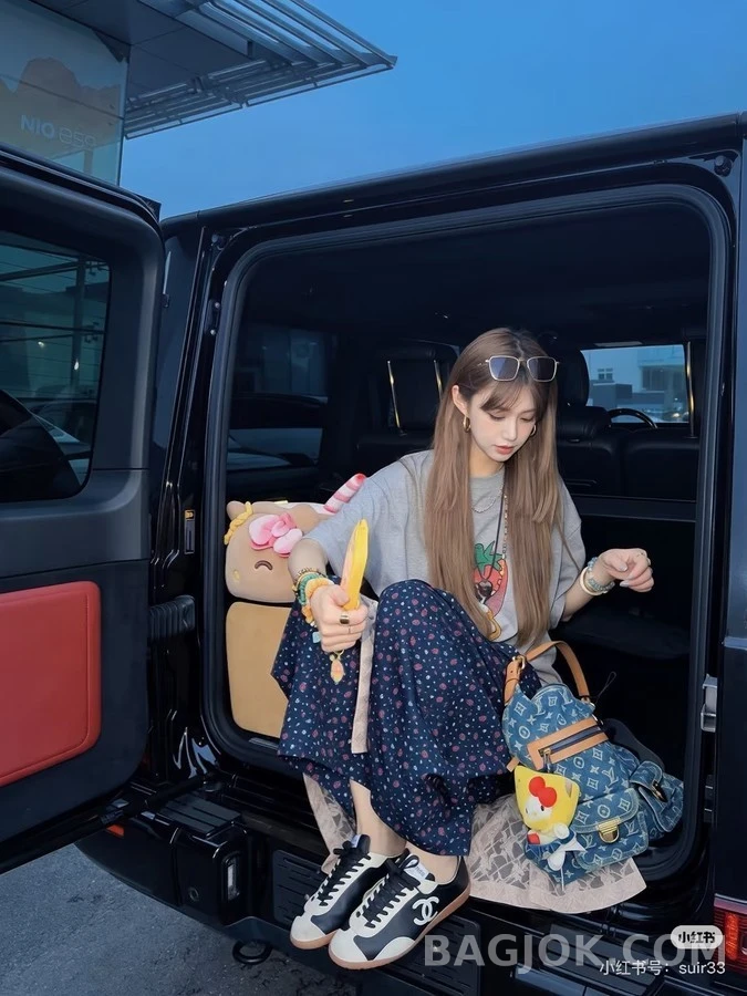 샤넬 샤넬 앤 로고 스니커즈 상세 이미지
