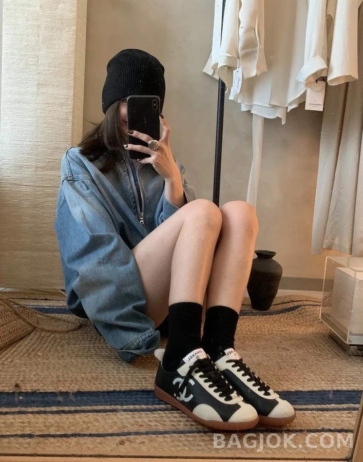 샤넬 샤넬 앤 로고 스니커즈 상세 이미지