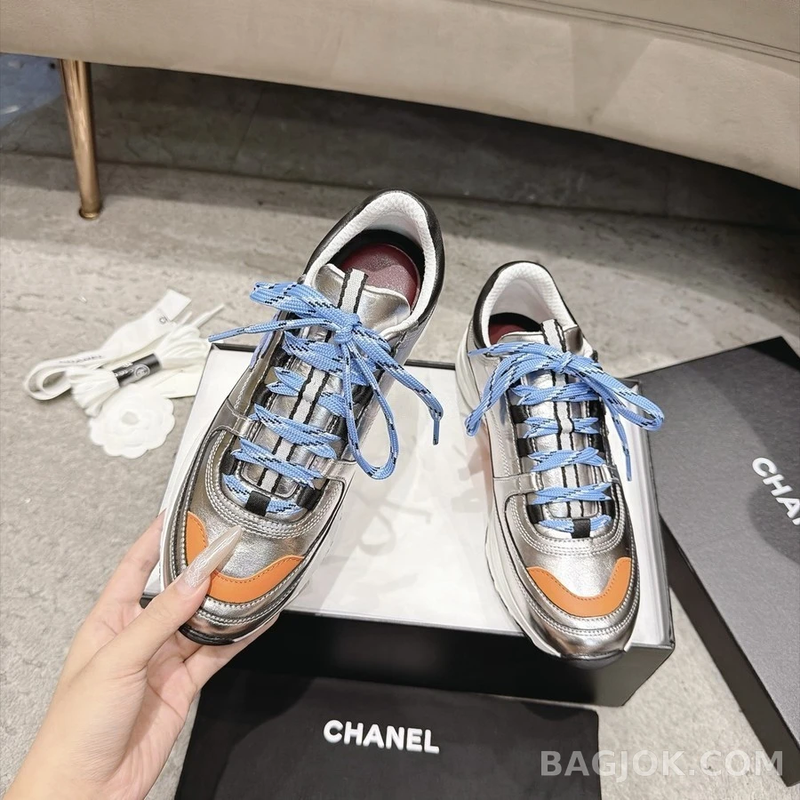 샤넬 샤넬 컬러블록 스니커즈 상세 이미지