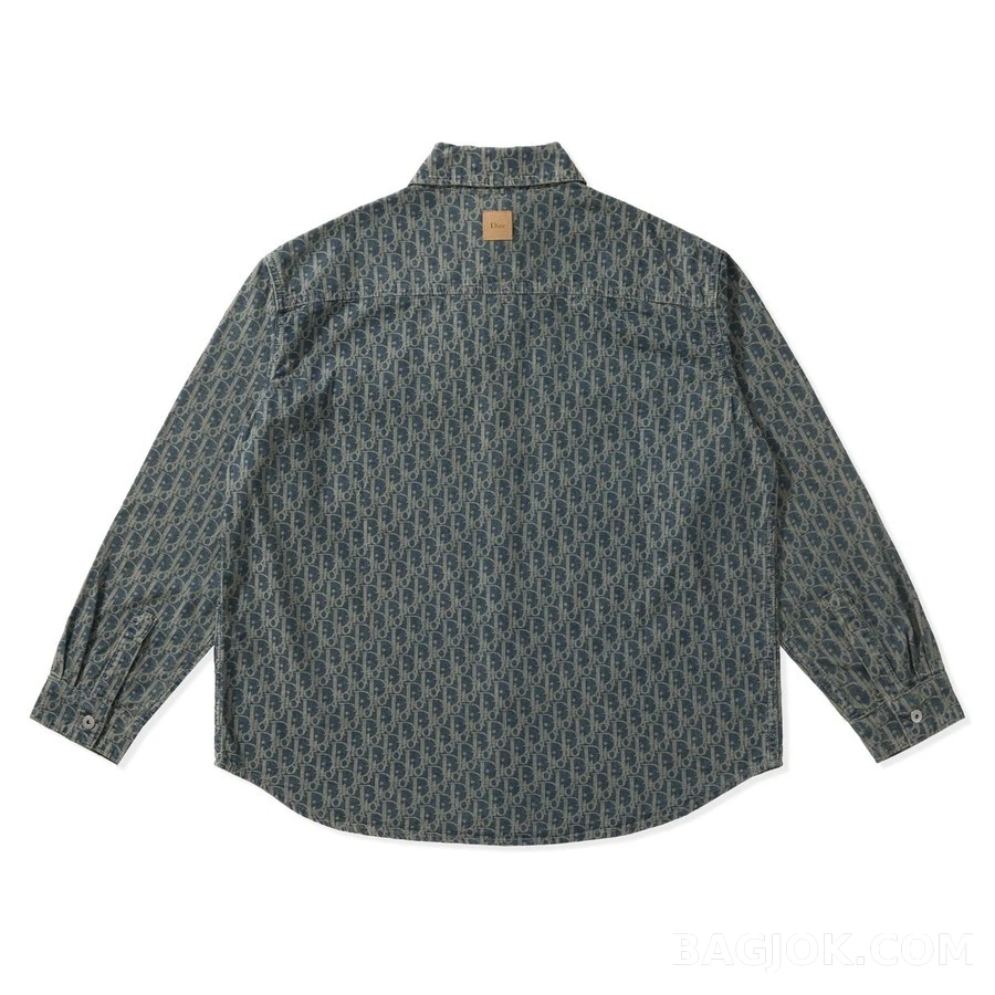 디올 디올 오블리크 데님 셔츠 상세 이미지
