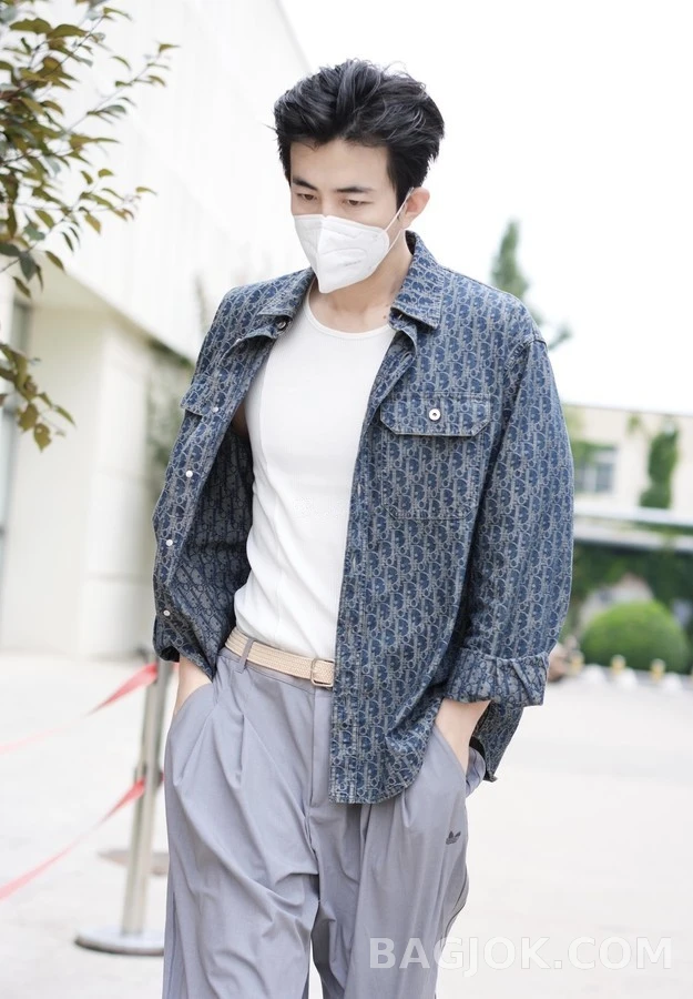 디올 디올 오블리크 데님 셔츠 상세 이미지