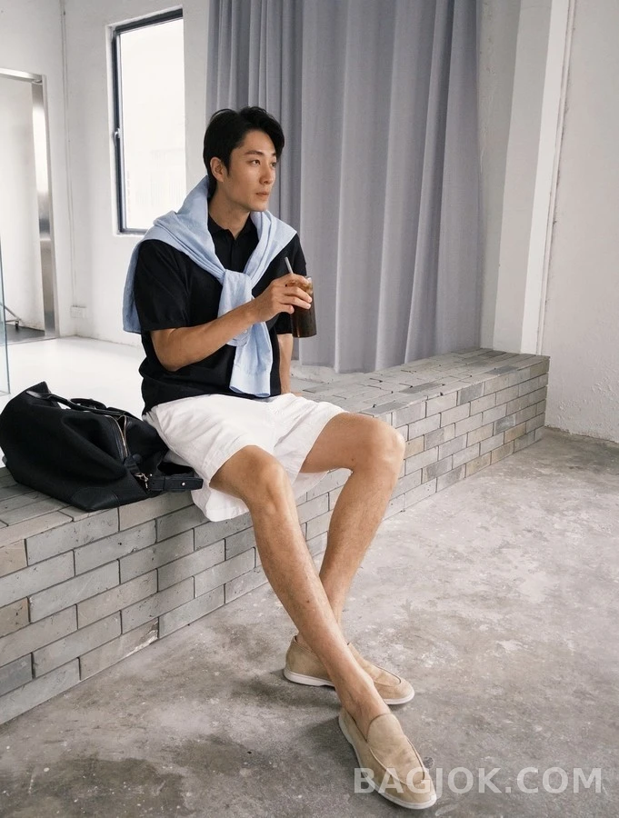 로로피아나 로로피아나 썸머워크 스웨이드 로퍼 상세 이미지