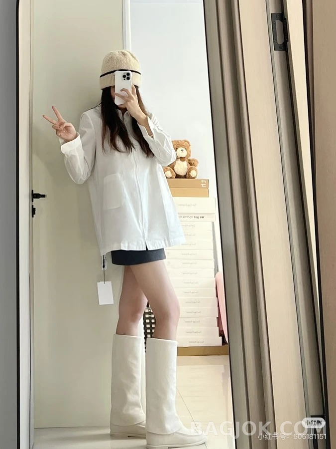 샤넬 샤넬 더블 C 스웨이드 롱 부츠 상세 이미지