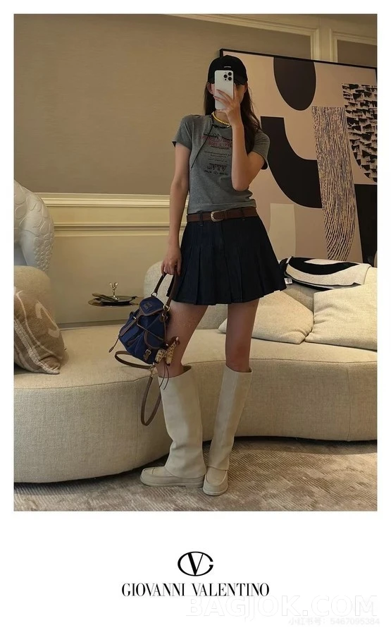 샤넬 샤넬 더블 C 스웨이드 롱 부츠 상세 이미지